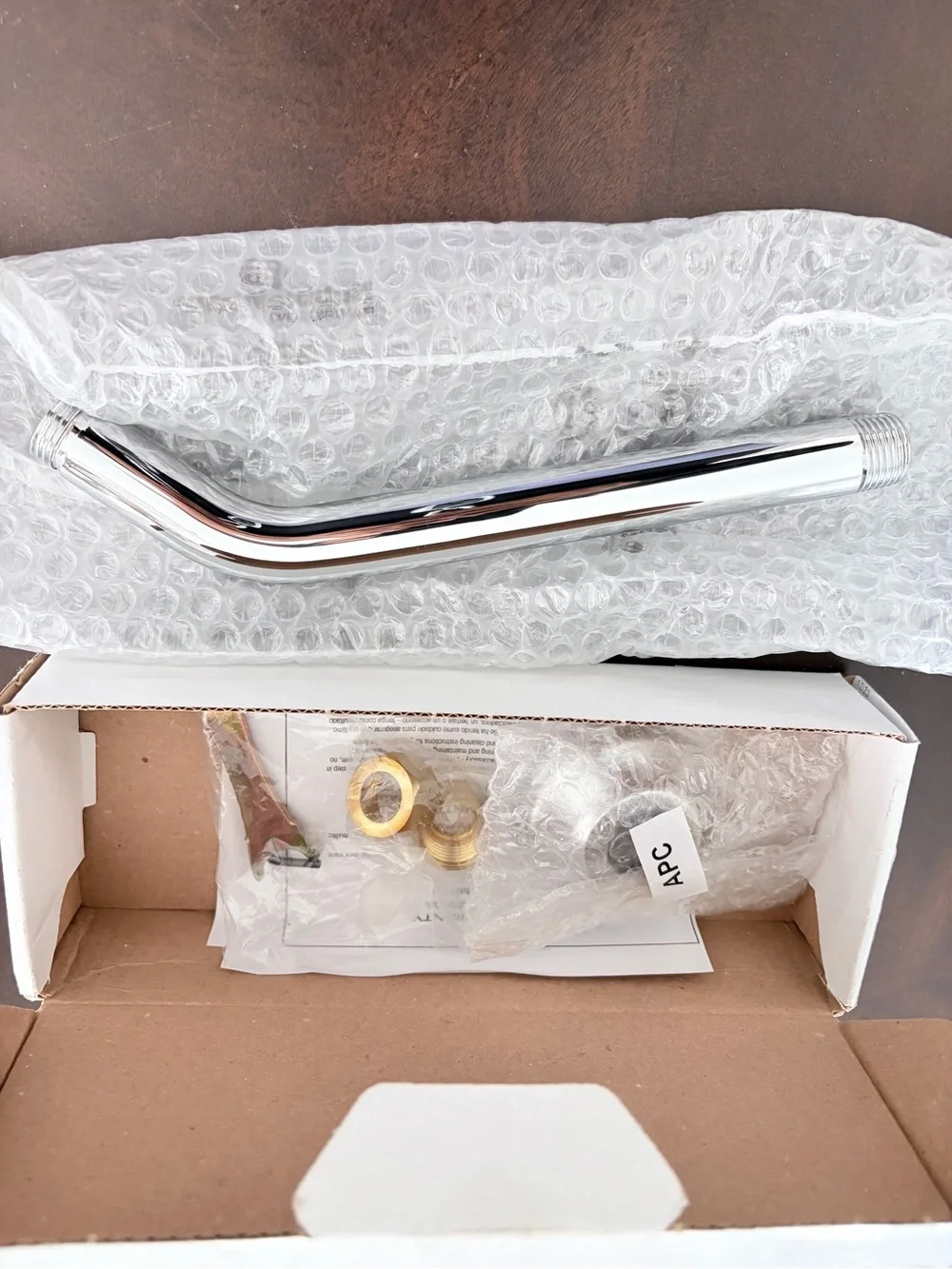 ROHL Santena 1.8 GPM Multi-Function Chrome Shower Head and Arm.